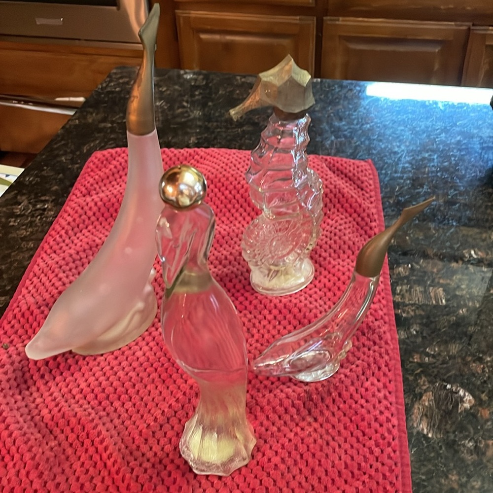 Avon ocean theme decanters